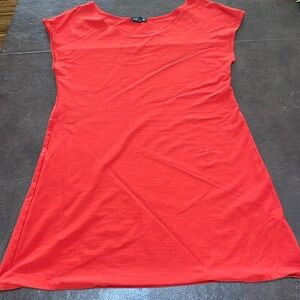Tomato red Eileen Fisher tunic